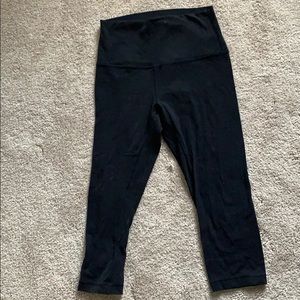 Lululemon Black Align Crop Leggings